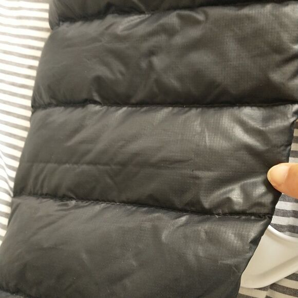 LL Bean Puffer Jacket Women XLPetite Gray 850 Down Pertex Quantum Downtek Packab - Picture 11 of 11